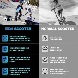 NEW! Trampoline trick scooter INDO PRO V2 + Socks!