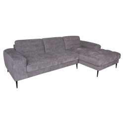 Corner sofa KRISTY RC, grey