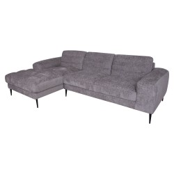 Corner sofa KRISTY LC, grey