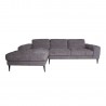 Corner sofa KRISTY LC, grey