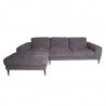 Corner sofa KRISTY LC, grey