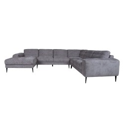 Corner sofa KRISTY RC+LC, grey