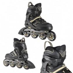 NA14174 A BLACK-BEIGE SIZE M IN-LINE SKATES NILS EXTREME