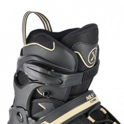 NA14174 A BLACK-BEIGE SIZE M IN-LINE SKATES NILS EXTREME