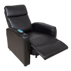 Massage chair STANTON with push back mechanism, black