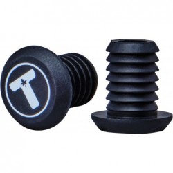 Trynyty Swirl Pro Scooter Grips (Black/Transparent)
