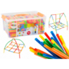 Set of Straws for 3D Construction in a Box Colorful 800 pcs