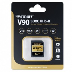 Patriot SDXC 256GB EP V90  300/260 MB/s UHS-II U3 Class10