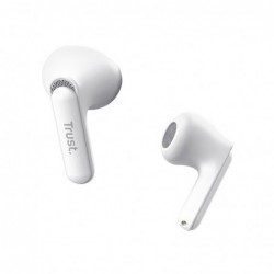 TRUST HEADSET EARPHONES YAVI BT ENC/WHITE 25173