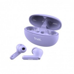 TRUST HEADSET EARBUDS YAVI BT ENC/PURPLE 25297