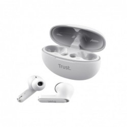 TRUST HEADSET EARBUDS YAVI BT ENC/WHITE 25172