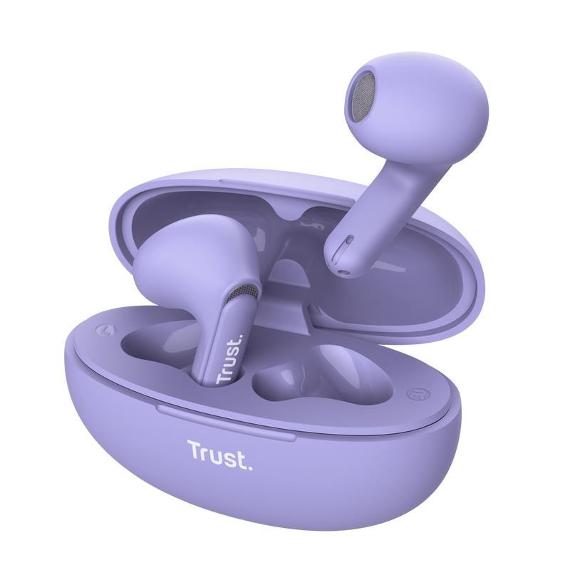 TRUST HEADSET EARPHONES YAVI BT ENC/PURPLE 25299