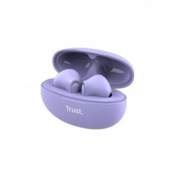 TRUST HEADSET EARPHONES YAVI BT ENC/PURPLE 25299