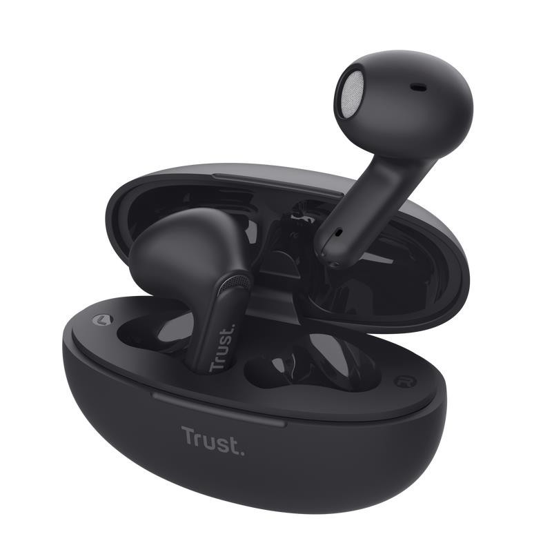 TRUST HEADSET EARPHONES YAVI BT ENC/BLACK 25298