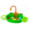 Kitchen Set Sink Frog Dishes Fruits Vegetables Green