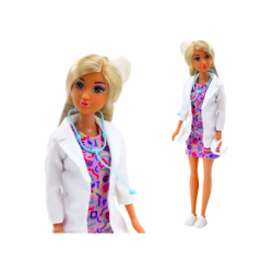 Anlily 4in1 doll Doctor Hairdresser Cook Animals Clothes Accessories