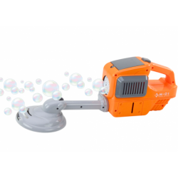 Soap Bubble Machine Lawn Mower Trimmer Two Liquids Orange