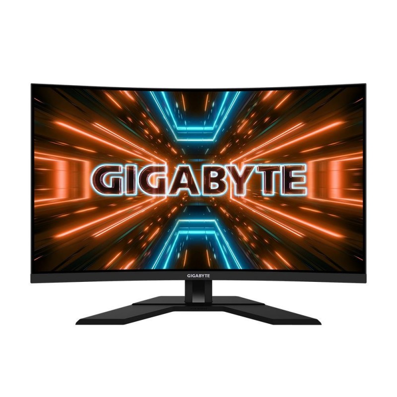 LCD Monitor GIGABYTE M32UC 31.5" Gaming/4K/Curved Panel VA 3840x2160 16:9 144hz Matte 1 ms Speakers Height