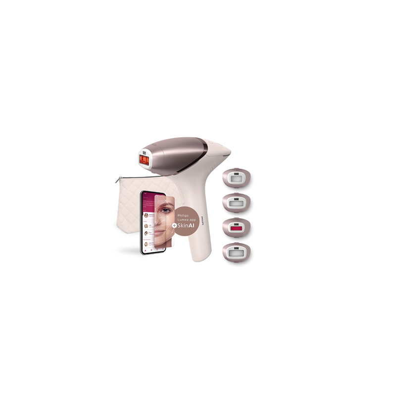 IPL Hair Removal Device with SenseIQ BRI977/00 Lumea 9900 Series Bulb lifetime (flashes) 450.000 Number of power