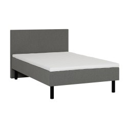 Couch LANDE 140x200cm, with headboard, grey