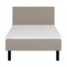 Couch LANDE 120x200cm, with headboard, beige
