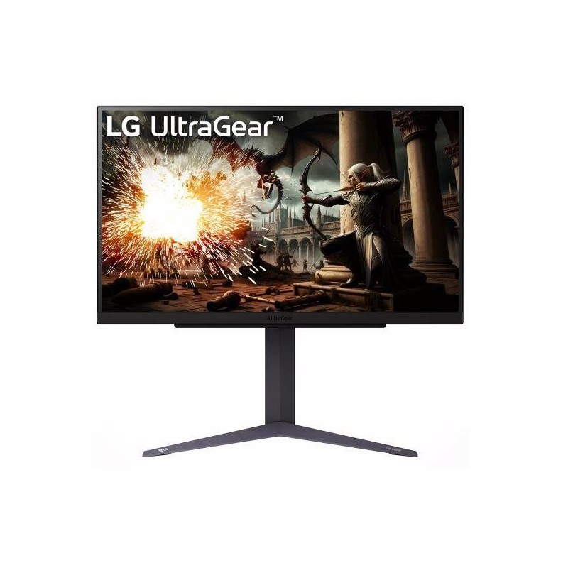 LCD Monitor LG 27GS75Q-B 27" Gaming Panel IPS 2560x1440 16:9 180Hz Matte 1 ms Pivot Height adjustable Tilt Colour