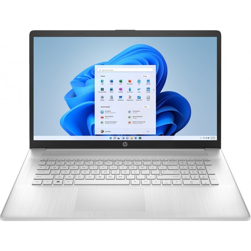 HP 17-CN2013CA i5-1235U 17.3" FHD 12GB SSD512 BT BLKB FPR Win11 Silver (REPACK) 2Y