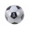 Classic 24 cm Football Ball, Size 5, Gray