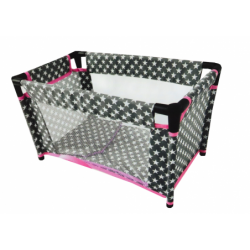Star Bed for Dolls Alice Gray Pink