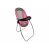 Doll Swing Feeding Chair Alice Stars Gray-Pink