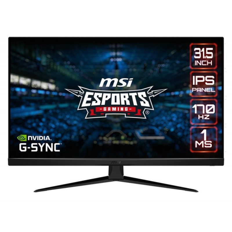 LCD Monitor MSI G321Q 32" Gaming Panel IPS 2560x1440 16:9 170Hz Matte 1 ms Tilt Colour Black G321Q