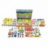 TOOKY TOY Educational Puzzle Magnetic Box for Children 80 pcs.