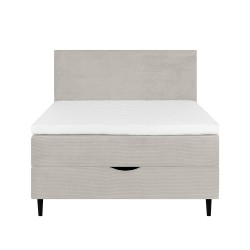 Continental bed LAARA 120x200cm, beige