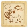 VIGA Handy Wooden Puzzle Horse