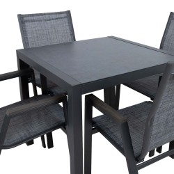 Garden furniture set DELGADO table and 4 chairs