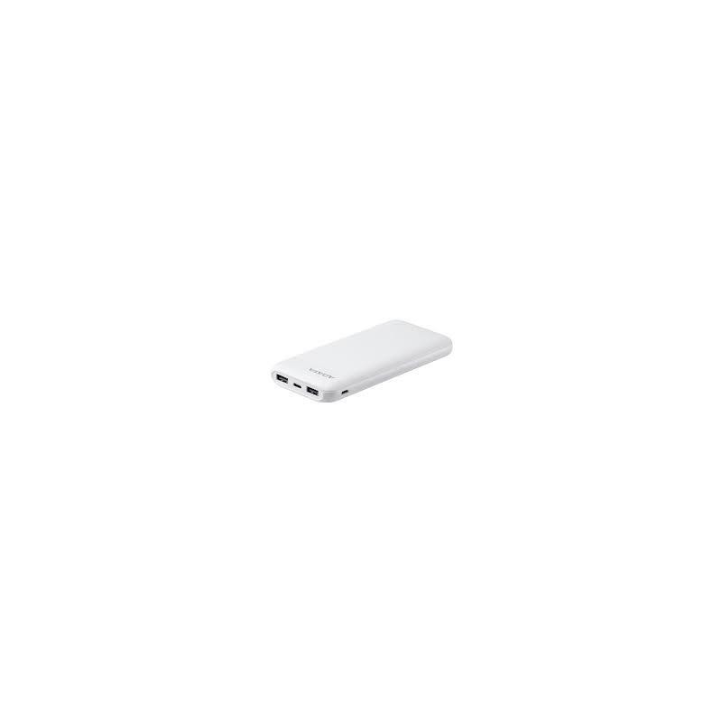 ADATA POWER BANK USB 10000MAH WHITE/PC100-14WH