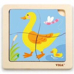 VIGA Handy Wooden Duck Puzzle