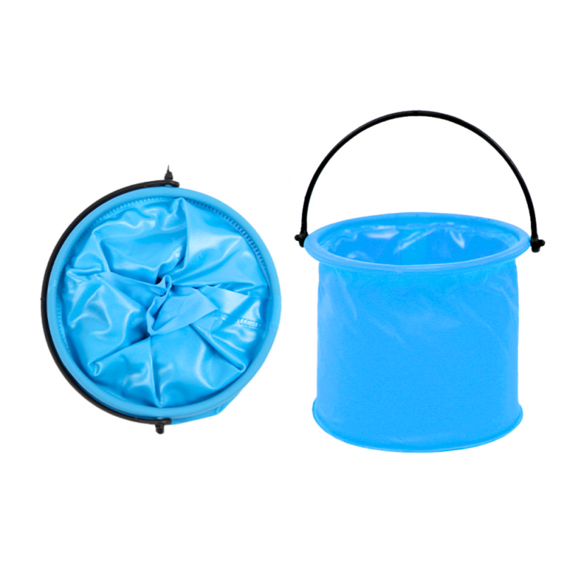 Folding Bucket Multifunctional PVC For Water Blue