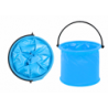 Folding Bucket Multifunctional PVC For Water Blue