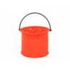 Folding Bucket Multifunctional PVC For Water Orange
