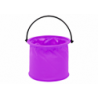 Folding Bucket Multifunctional PVC For Water Purple