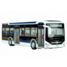 Electric City Bus 1:42 Metal Lights White