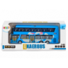 Double-decker Tour Bus 1:42 Metal Lights Blue