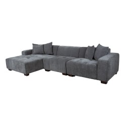 Corner sofa DAHLIA LC, grey