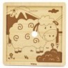 VIGA Handy Wooden Sheep Puzzle 9 elements