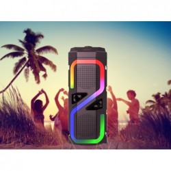 Tracer portable speaker Natrix 16W TWS bluetooth LED black TRAGLO47193