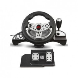 NanoRS RS700 Gaming Controller Black, Silver USB Steering wheel Analogue / Digital Android, PC, PlayStation 4,