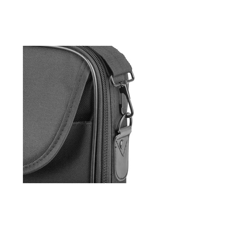 NATEC Impala 39.6 cm (15.6") Briefcase Black