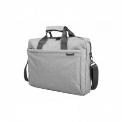 NATEC Mustela notebook case 39.6 cm (15.6") Messenger case Grey