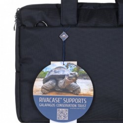 Rivacase 8231 notebook case 39.6 cm (15.6") Messenger case Black